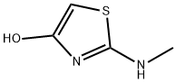 4-Thiazolol,  2-(methylamino)-,533885-26-6,结构式