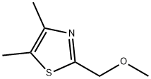 Thiazole,  2-(methoxymethyl)-4,5-dimethyl- Structure