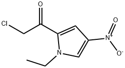 Ethanone, 2-chloro-1-(1-ethyl-4-nitro-1H-pyrrol-2-yl)- (9CI) 结构式