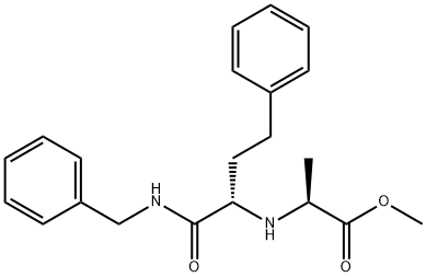 L-Alanine,N-[(1S)-3-phenyl-1-[[(phenylmethyl)amino]carbonyl]propyl]-,methylester(9CI) Structure