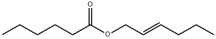 TRANS-2-HEXENYL HEXANOATE Structure