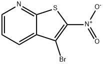 3-ブロモ-2-ニトロチエノ[2,3-b]ピリジン 化学構造式