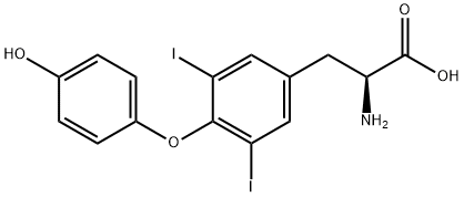 534-51-0 2-アミノ-3-[4-(p-ヒドロキシフェノキシ)-3,5-ジヨードフェニル]プロピオン酸