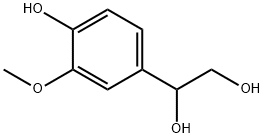 4-羟基-3-甲氧基苯乙二醇, 534-82-7, 结构式