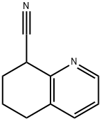 5,6,7,8-Tetrahydro-quinoline-8-carbonitrile 化学構造式