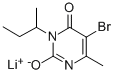 5-bromo-3-sec-butyl-6-methylpyrimidine-2,4(1H,3H)-dione, lithium salt,53404-19-6,结构式