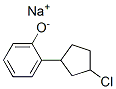 4-Chloro-cyclopentylphenol, sodium salt Structure