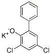 4,6-Dichloro-2-phenylphenol, potassium salt Structure