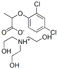 tris(2-hydroxyethyl)ammonium 2-(2,4-dichlorophenoxy)propionate,53404-48-1,结构式