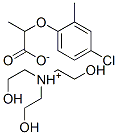 tris(2-hydroxyethyl)ammonium 2-(4-chloro-2-methylphenoxy)propionate Structure