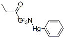 Phenylmercuriammonium propionate Structure