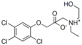(2-hydroxyethyl)diethylammonium (2,4,5-trichlorophenoxy)acetate,53404-86-7,结构式