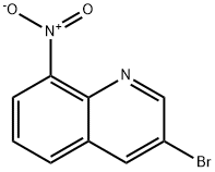 3-溴-8-硝基喹啉,5341-07-1,结构式