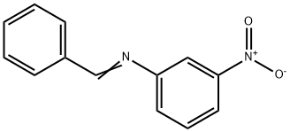 N-BENZYLIDENE-M-NITROANILINE Struktur