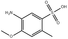 4-AMINO-5-METHOXYTOLUENE-2-SULFONIC ACID 结构式