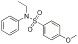 N-乙氧基-4-甲氧基-N-苯基苯磺酰胺 结构式