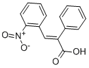 3-(o-Nitrophenyl)-2-phenylpropenoic acid,5345-40-4,结构式