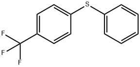4-(トリフルオロメチル)ジフェニルスルフィド 化学構造式