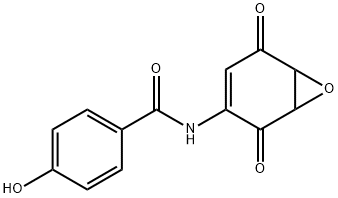 Benzamide, N-(2,5-dioxo-7-oxabicyclo[4.1.0]hept-3-en-3-yl)-4-hydroxy- (9CI),534583-79-4,结构式