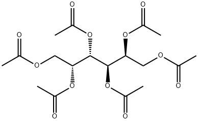D-Galactitol hexaacetate Struktur