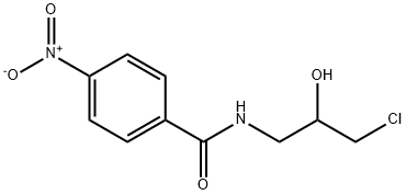 N-(3-Chloro-2-hydroxypropyl)-p-nitrobenzamide Structure