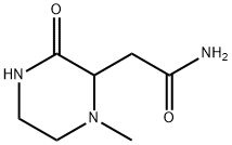 2-Piperazineacetamide,1-methyl-3-oxo-(9CI) Struktur