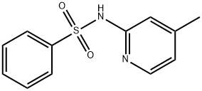 N-(4-甲基-2-吡啶基)苯磺酰胺,53472-20-1,结构式