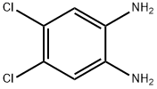 4,5-ジクロロ-1,2-フェニレンジアミン 化学構造式