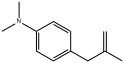 3-[(4-N,N-ジメチルアミノ)フェニル]-2-メチル-1-プロペン 化学構造式