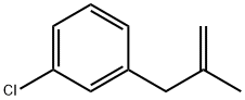 3-(3-クロロフェニル)-2-メチル-1-プロペン 化学構造式