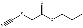 チオシアナト酢酸プロピル 化学構造式