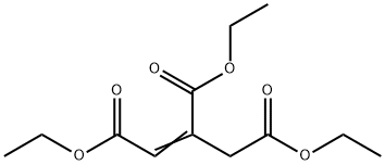 1-プロペン-1,2,3-トリカルボン酸トリエチル 化学構造式