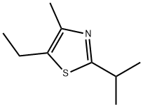 Thiazole, 5-ethyl-4-methyl-2-(1-methylethyl)- 化学構造式