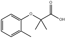 2-甲基-2-(2-甲基苯氧基)丙酸,53498-62-7,结构式