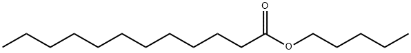 月桂酸戊酯,5350-03-8,结构式