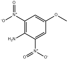 p-Anisidine, 2,6-dinitro-, 化学構造式