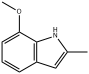7-methoxy-2-methyl-1H-indole 化学構造式