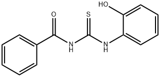 1-Benzoyl-3-(2-hydroxyphenyl)thiourea Structure