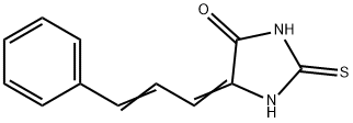 5-(3-Phenyl-2-propenylidene)-2-thioxoimidazolidin-4-one,53514-60-6,结构式