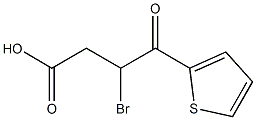 3-BROMO-4-OXO-4-THIEN-2-YLBUTANOIC ACID 化学構造式