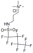 53518-00-6 trimethyl-3-[[(nonafluorobutyl)sulphonyl]amino]propylammonium chloride