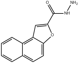 ナフト[2,1-b]フラン-2-カルボヒドラジド 化学構造式