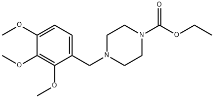 曲美他嗪N-羧酸乙酯,53531-01-4,结构式