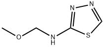 1,3,4-Thiadiazol-2-amine,  N-(methoxymethyl)- Structure