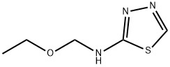 1,3,4-Thiadiazol-2-amine,  N-(ethoxymethyl)- Struktur