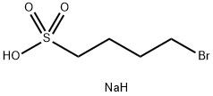4-溴丁烷-1-磺酸钠 结构式
