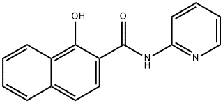 1-hydroxy-N-(pyridin-2-yl)naphthalene-2-carboxamide Struktur