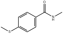 N-METHYL-4-(METHYLTHIO)BENZAMIDE 化学構造式