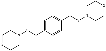 4,4'-[1,4-Phenylenebis(methylenethio)]bismorpholine,53551-58-9,结构式