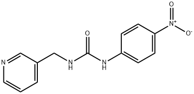 53558-25-1 1-(4-ニトロフェニル)-3-(3-ピリジルメチル)尿素